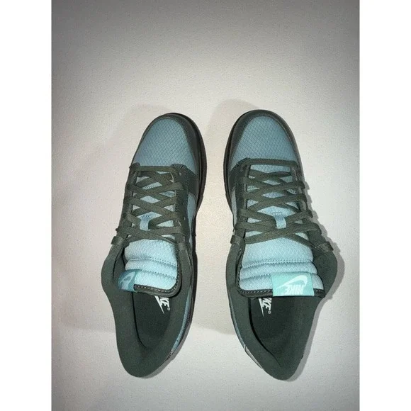 Nike Dunk Low Retro SE Vintage Green/Black-Denim Turq (FZ3052-300) Size 12 - Picture 3 of 14